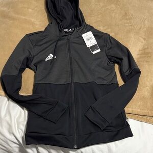 Adidas Black and Gray Men's Jacket